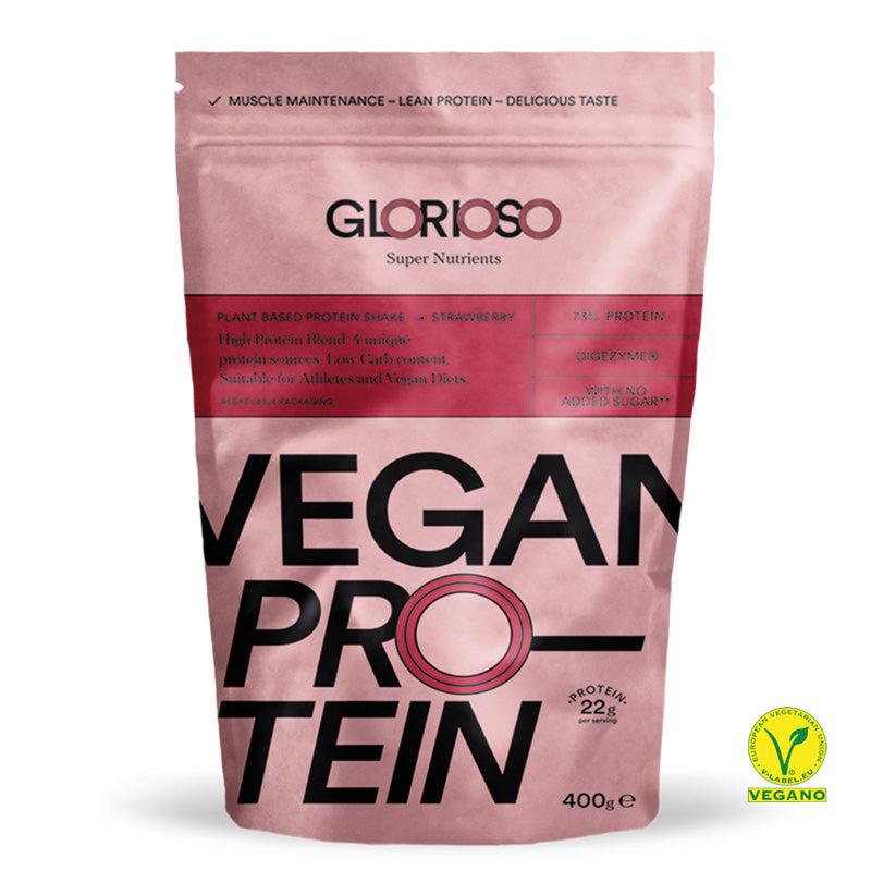 Glorioso Super Nutrients Vegan Protein Strawberry 400g