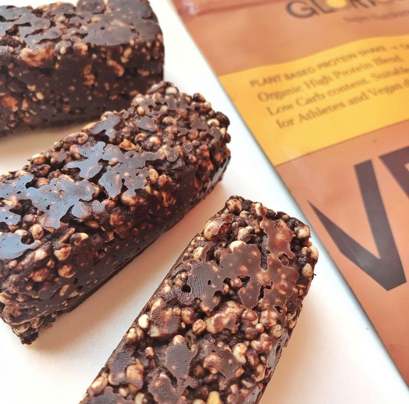 comida proteina vegana chocolate