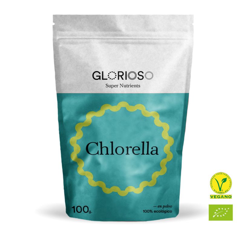 100g de Chlorella en polvo 100% ecológico